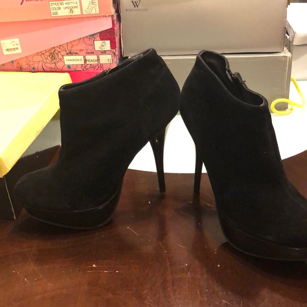 Black booties